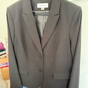 Calvin Klein Women's Elegant Black Suit Jacket